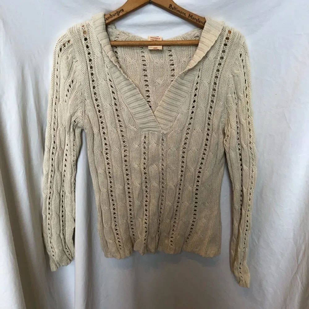 Faded Glory Originals Sweater Cream M(8-10)